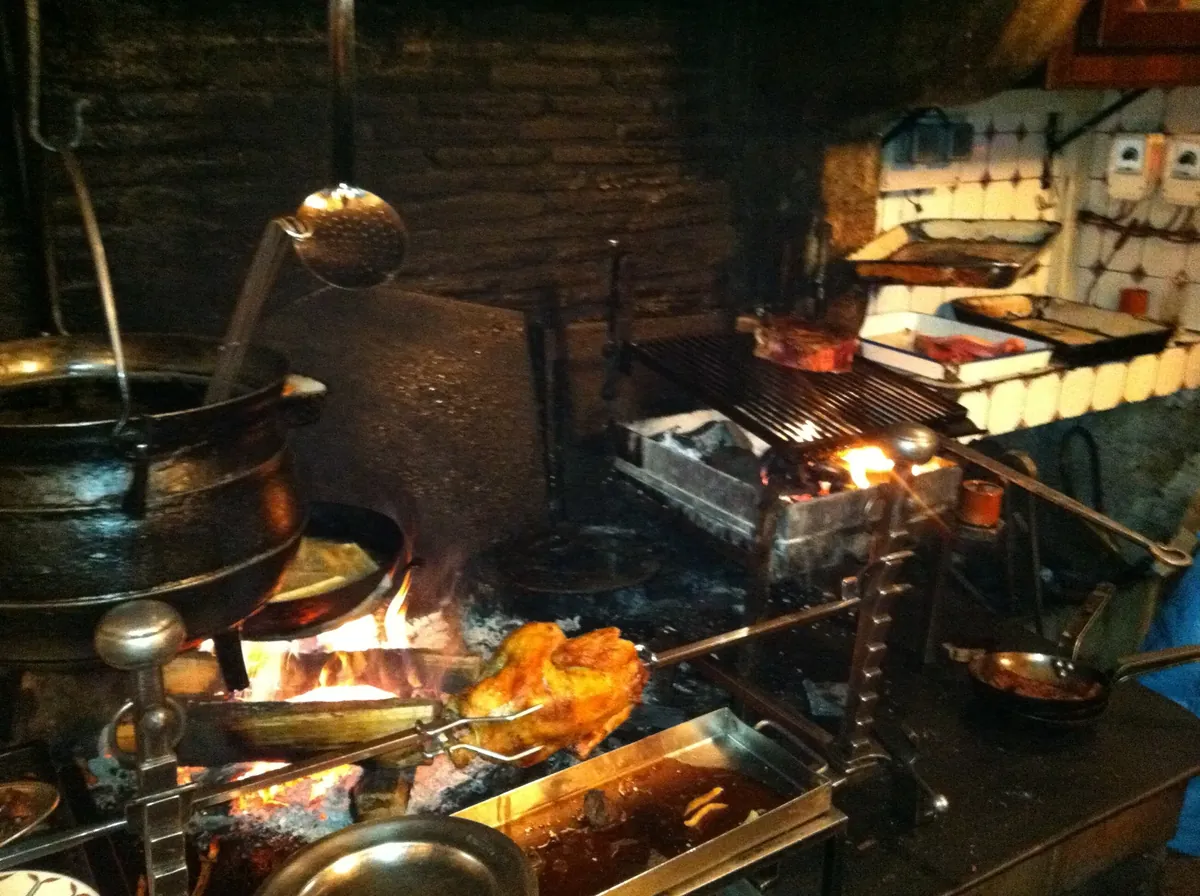 Chef Ania at a private dining event