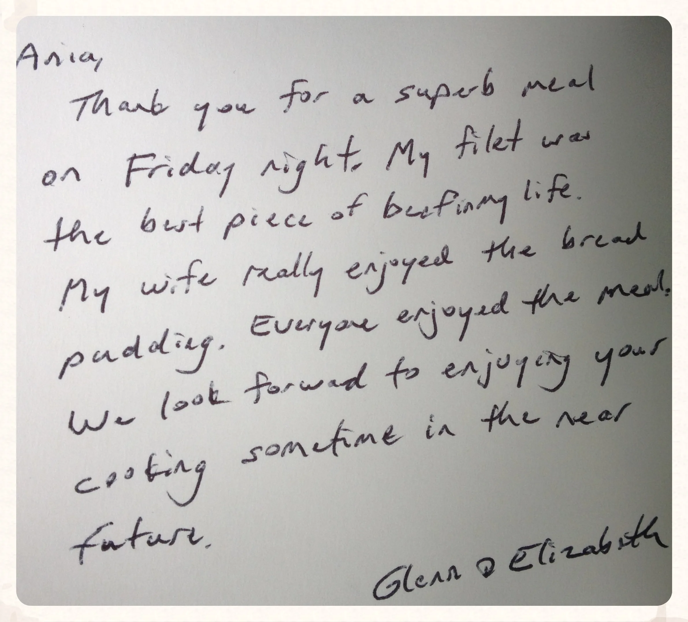 Ania\'s Table private chef experience