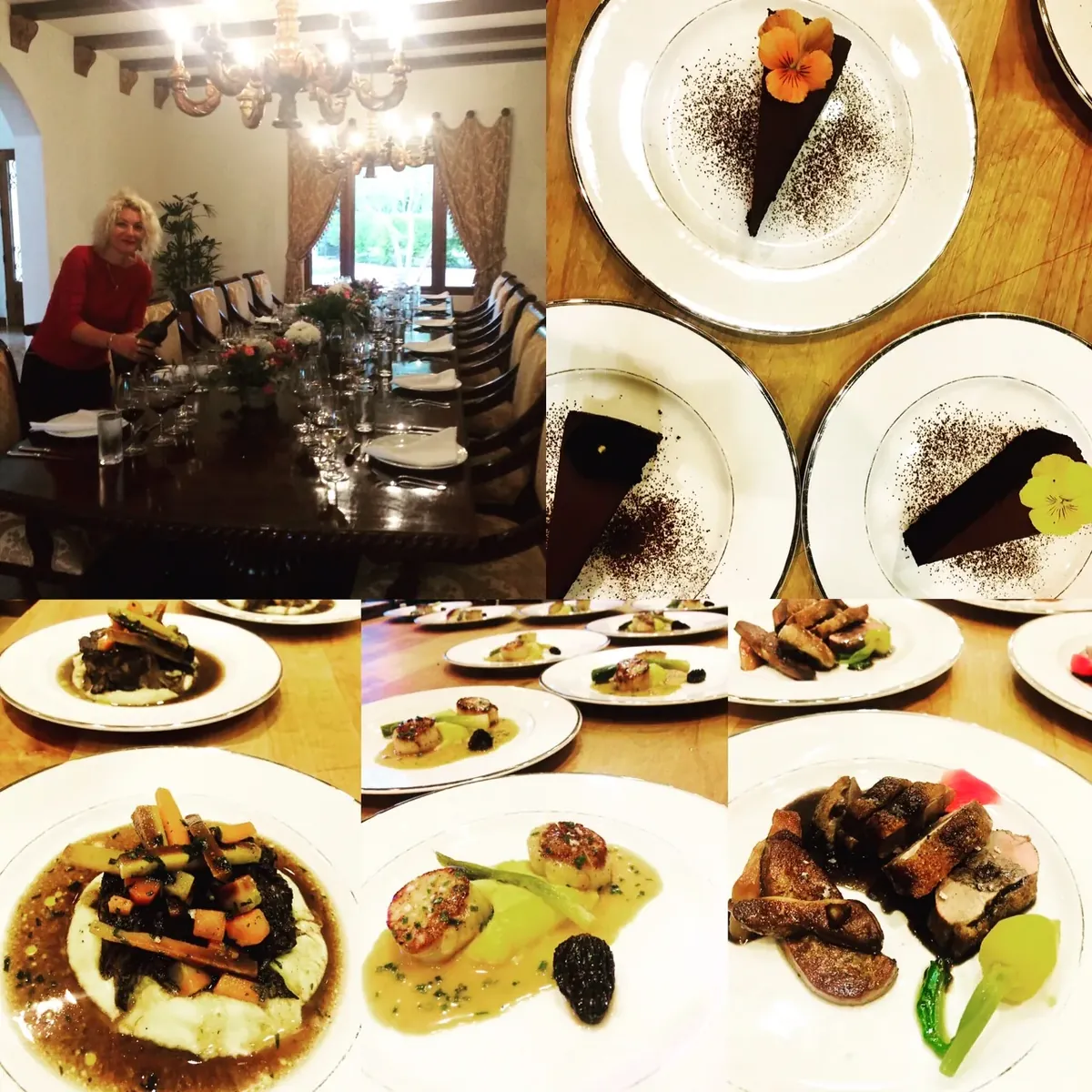 Private chef event photographed by Ania\'s Table