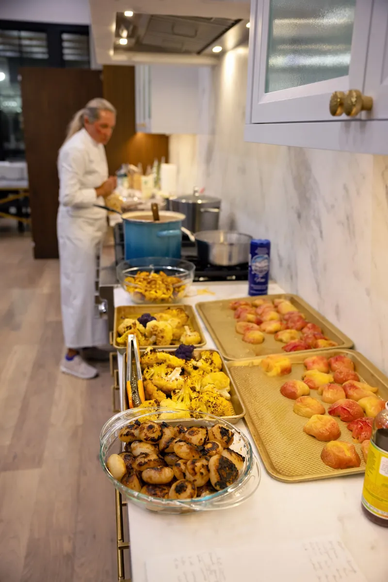 Chef Ania\'s signature dish at a private dining event